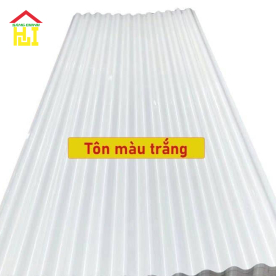 Báo giá tôn màu trắng sữa