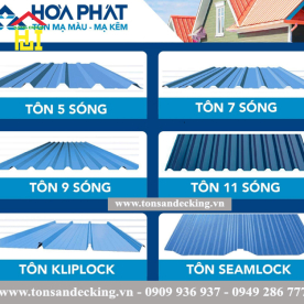 Báo giá tôn mạ kẽm hòa phát