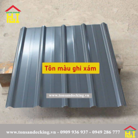 Tôn màu ghi xám chất lượng, giá rẻ 